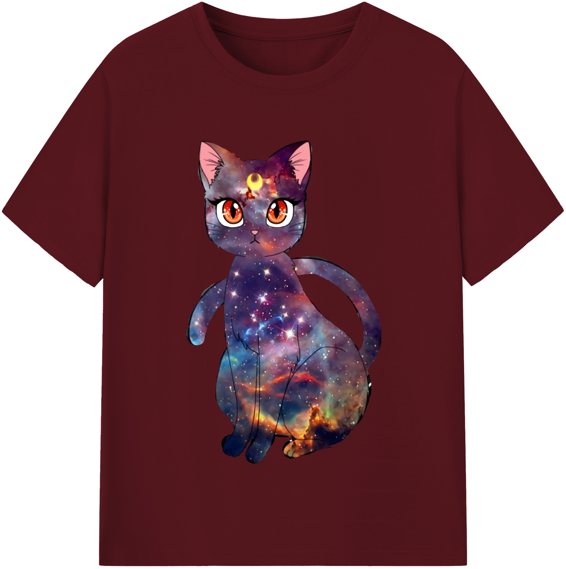 （画像用） 美少女戦士セーラームーン Sailor Moon 綿100％半袖Tシャツ（フロントプリント）